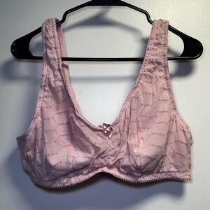 Savage X Fenty Light Pink Patterned Bra